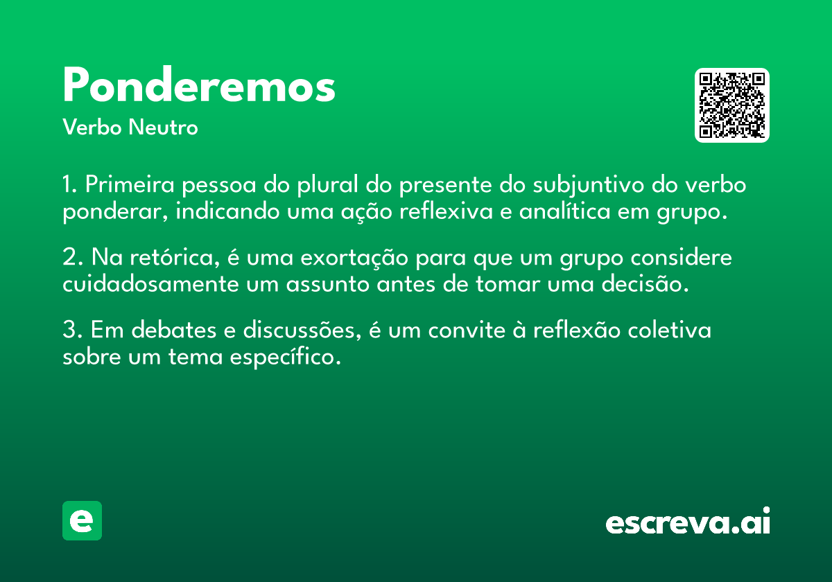 ponderemos