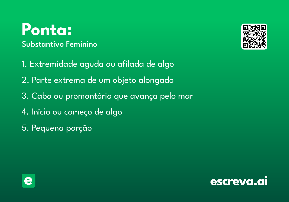 Ponta: