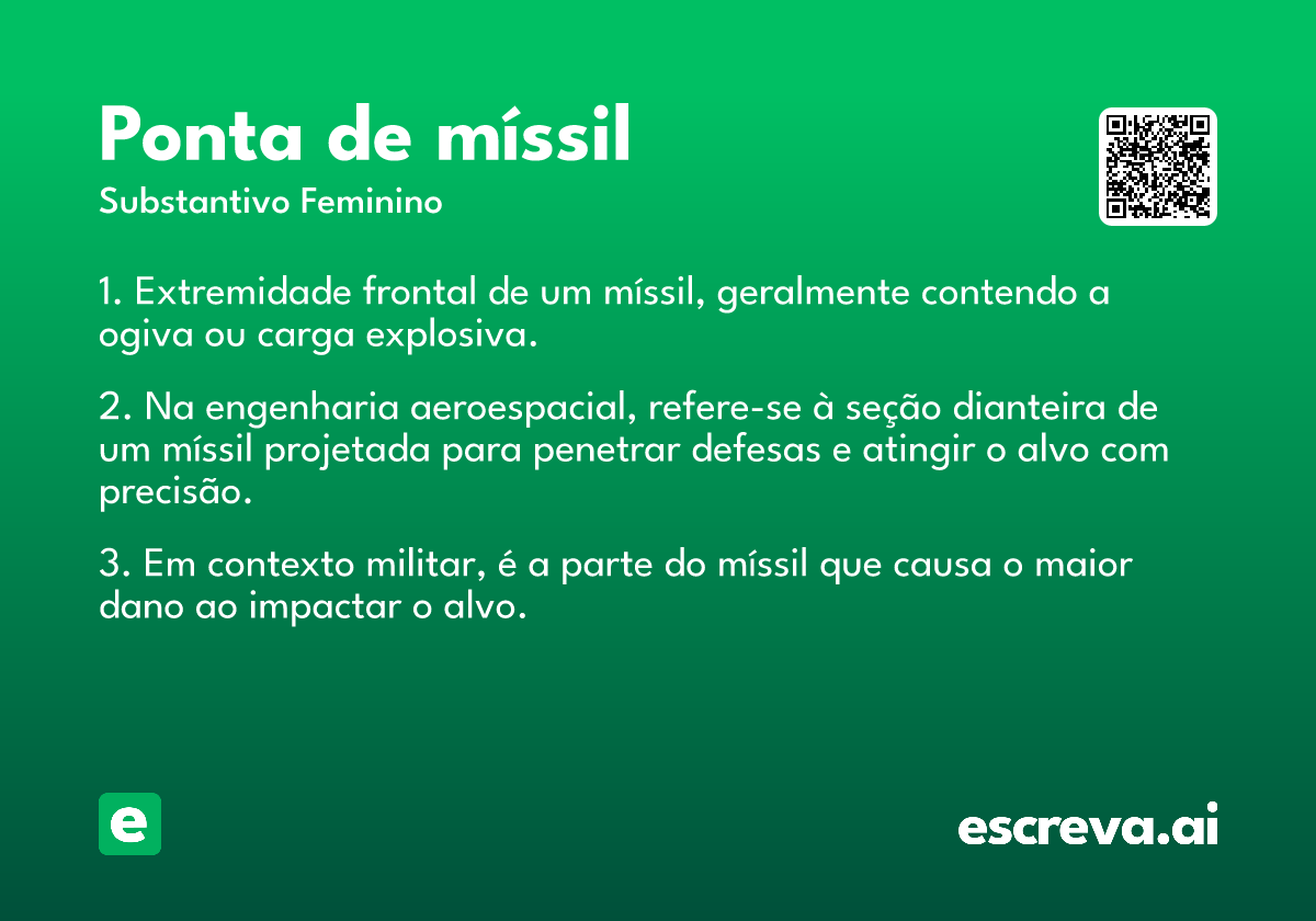 ponta de míssil