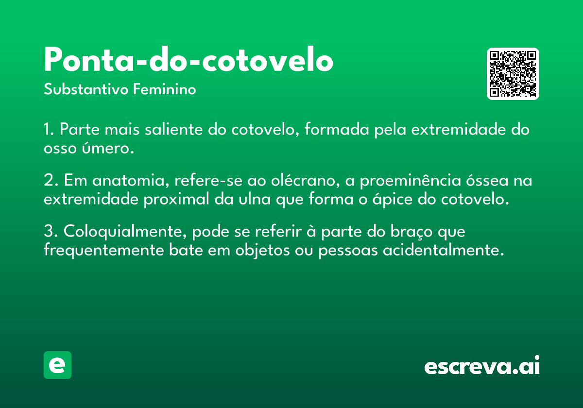 ponta-do-cotovelo