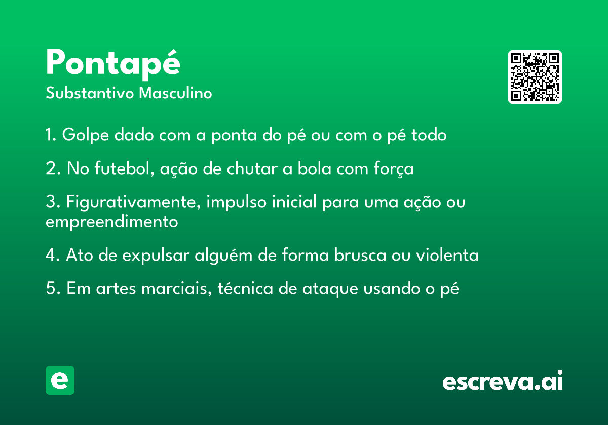 pontapé