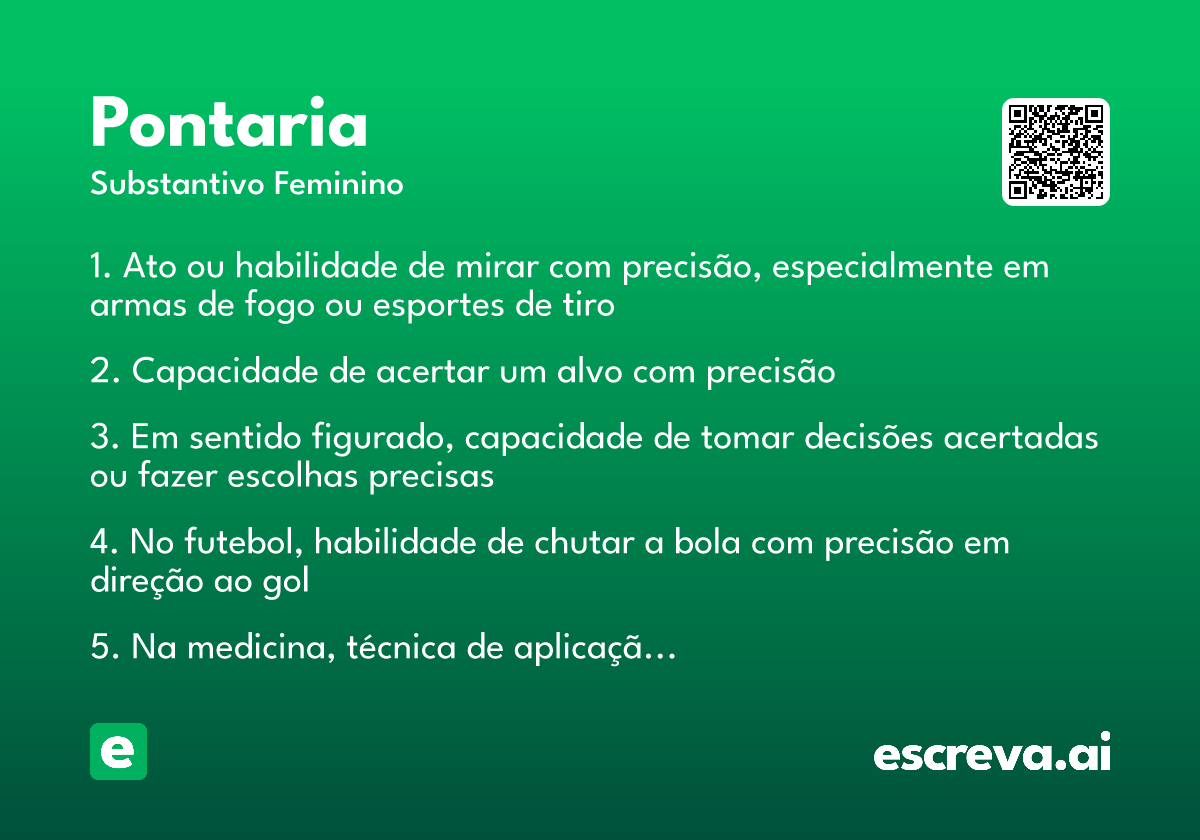 pontaria