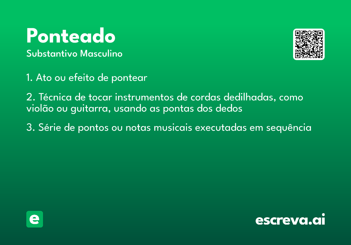 ponteado