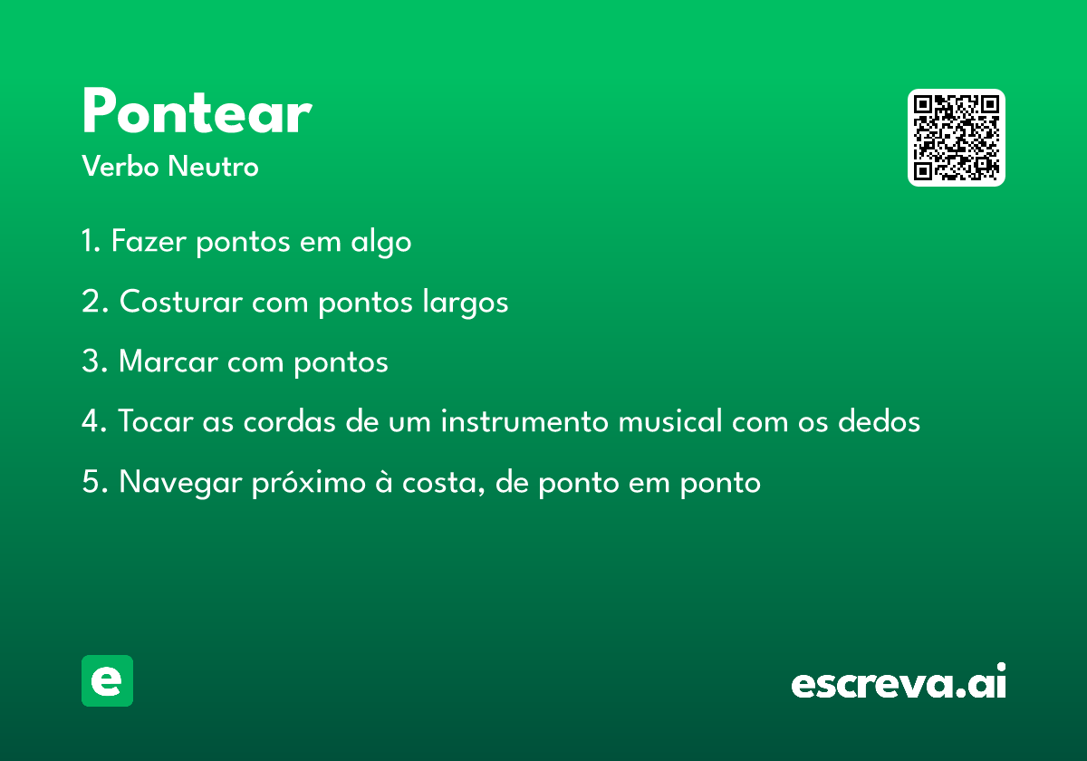 pontear