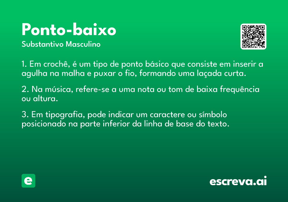 ponto-baixo