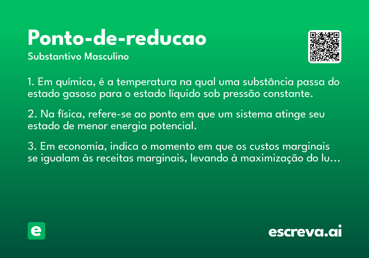 ponto-de-reducao