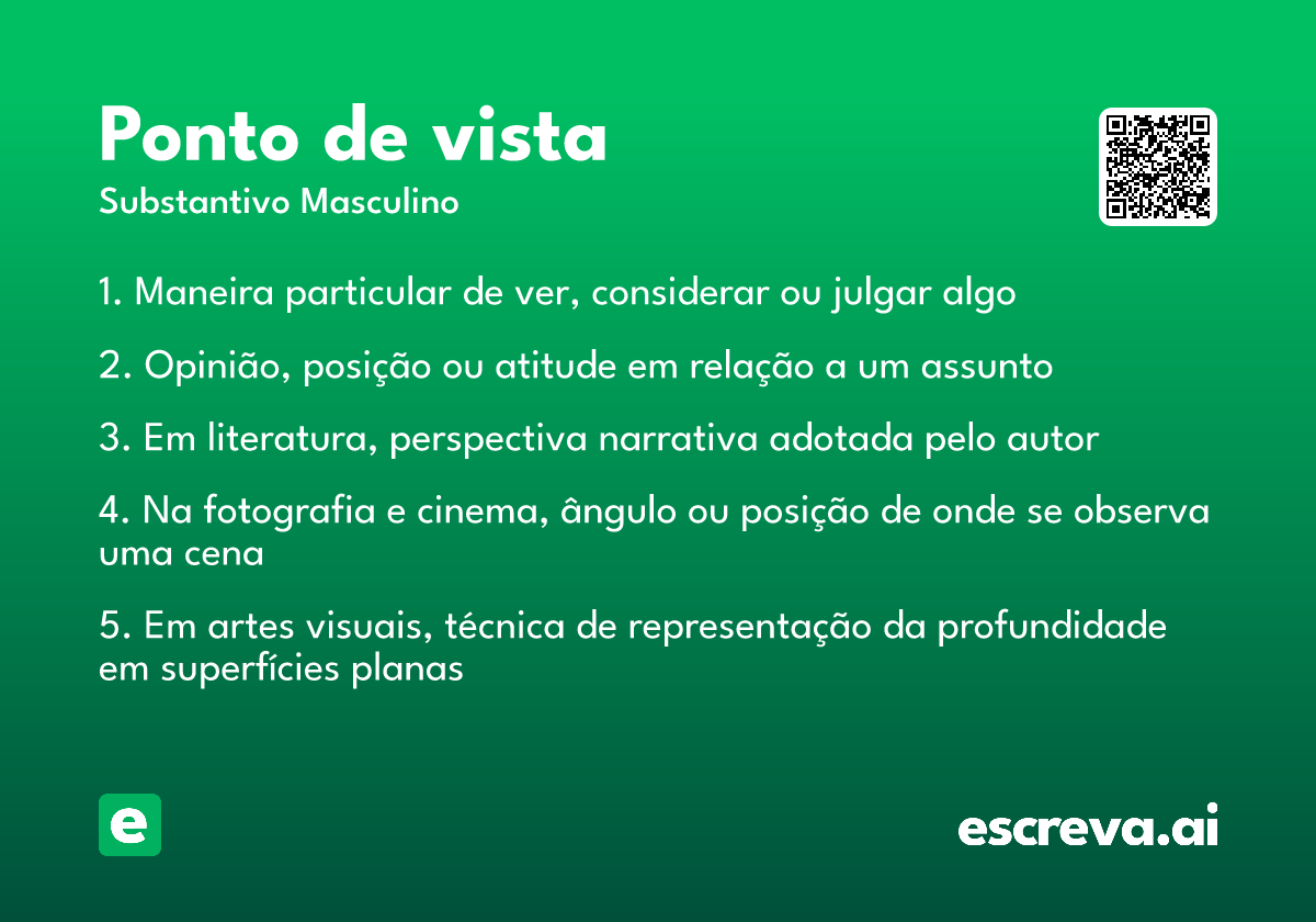 ponto de vista