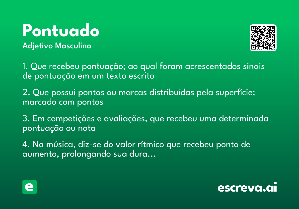 pontuado