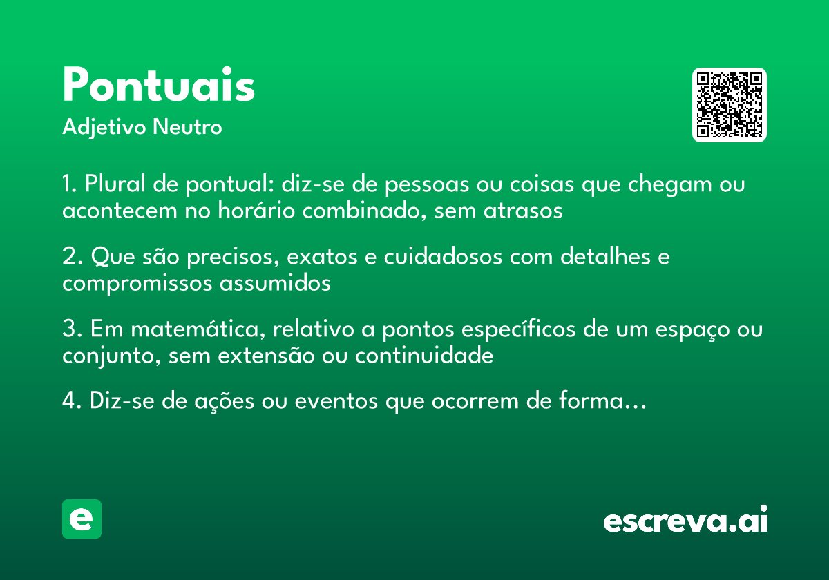 pontuais