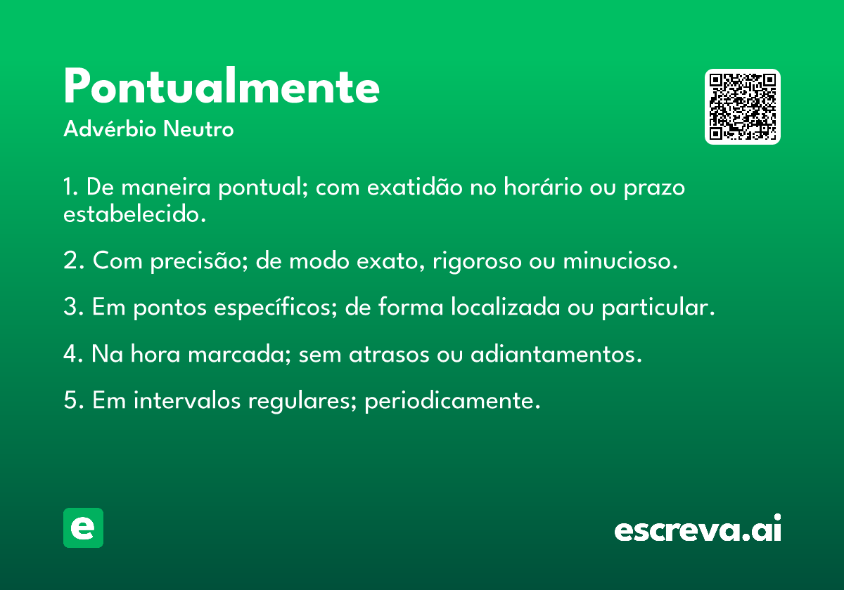 pontualmente