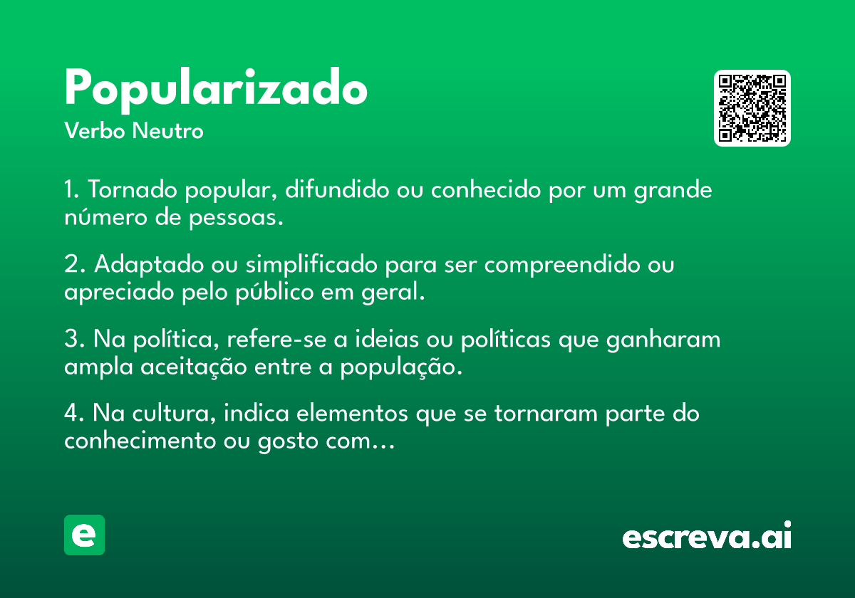 popularizado