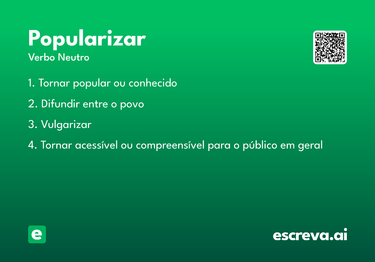 popularizar