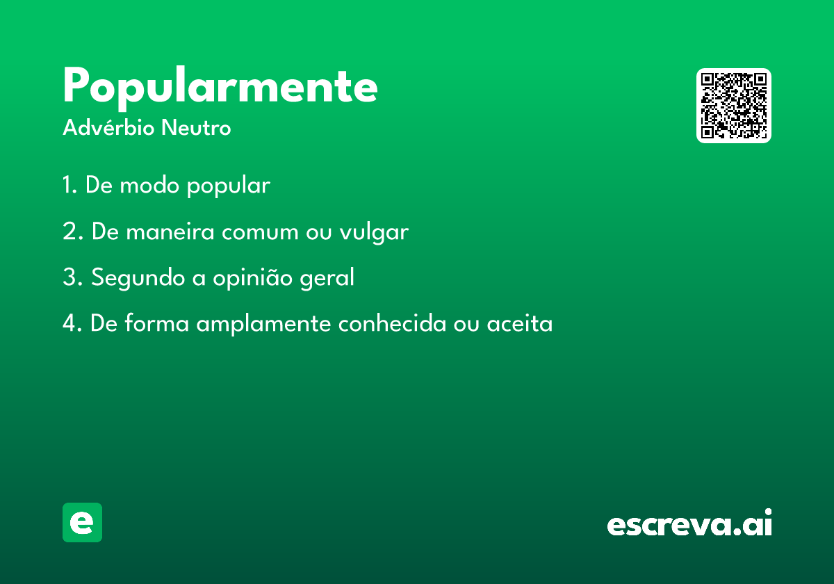 popularmente