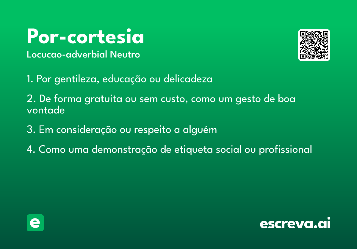 por-cortesia
