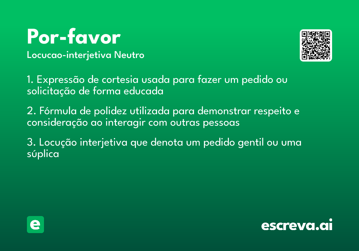 por-favor