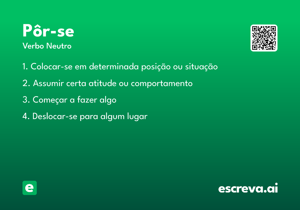 pôr-se