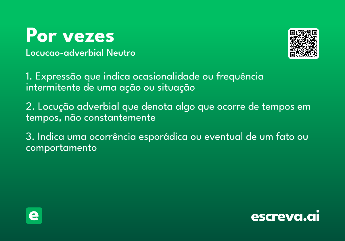 por vezes