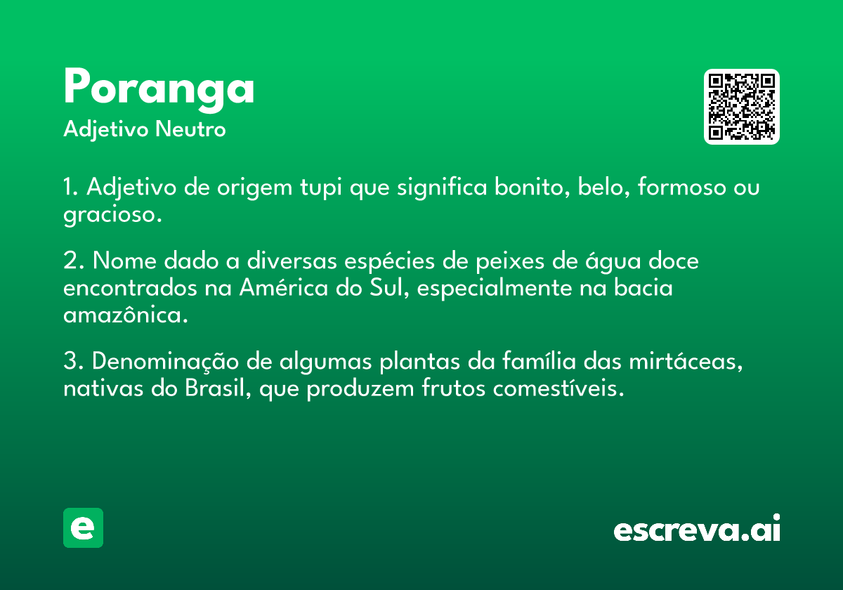 poranga