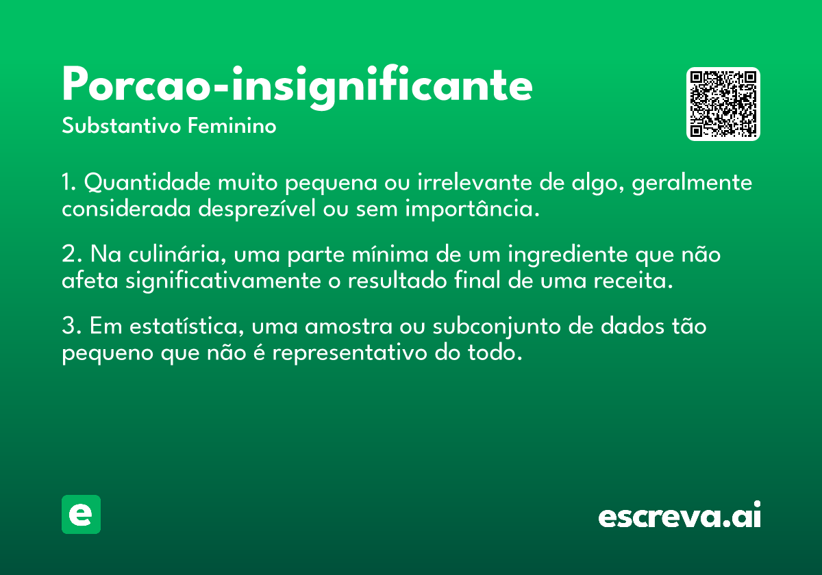 porcao-insignificante