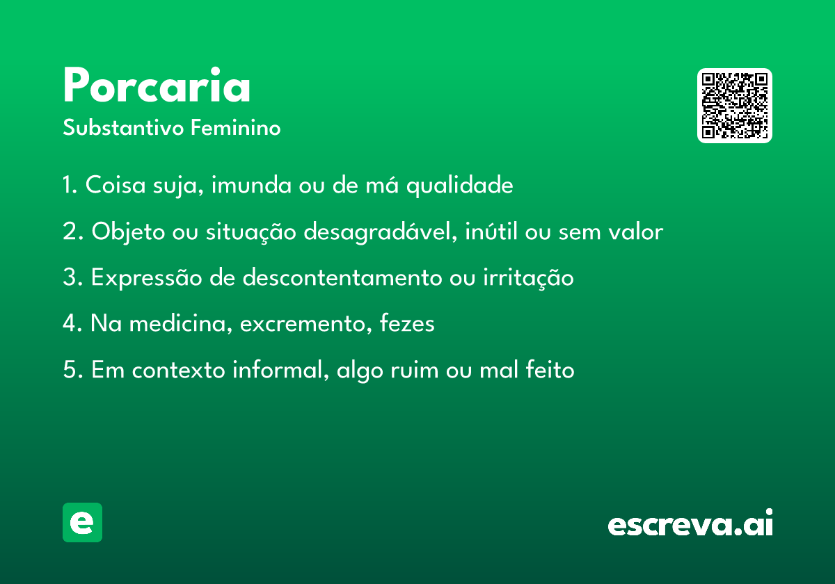 porcaria