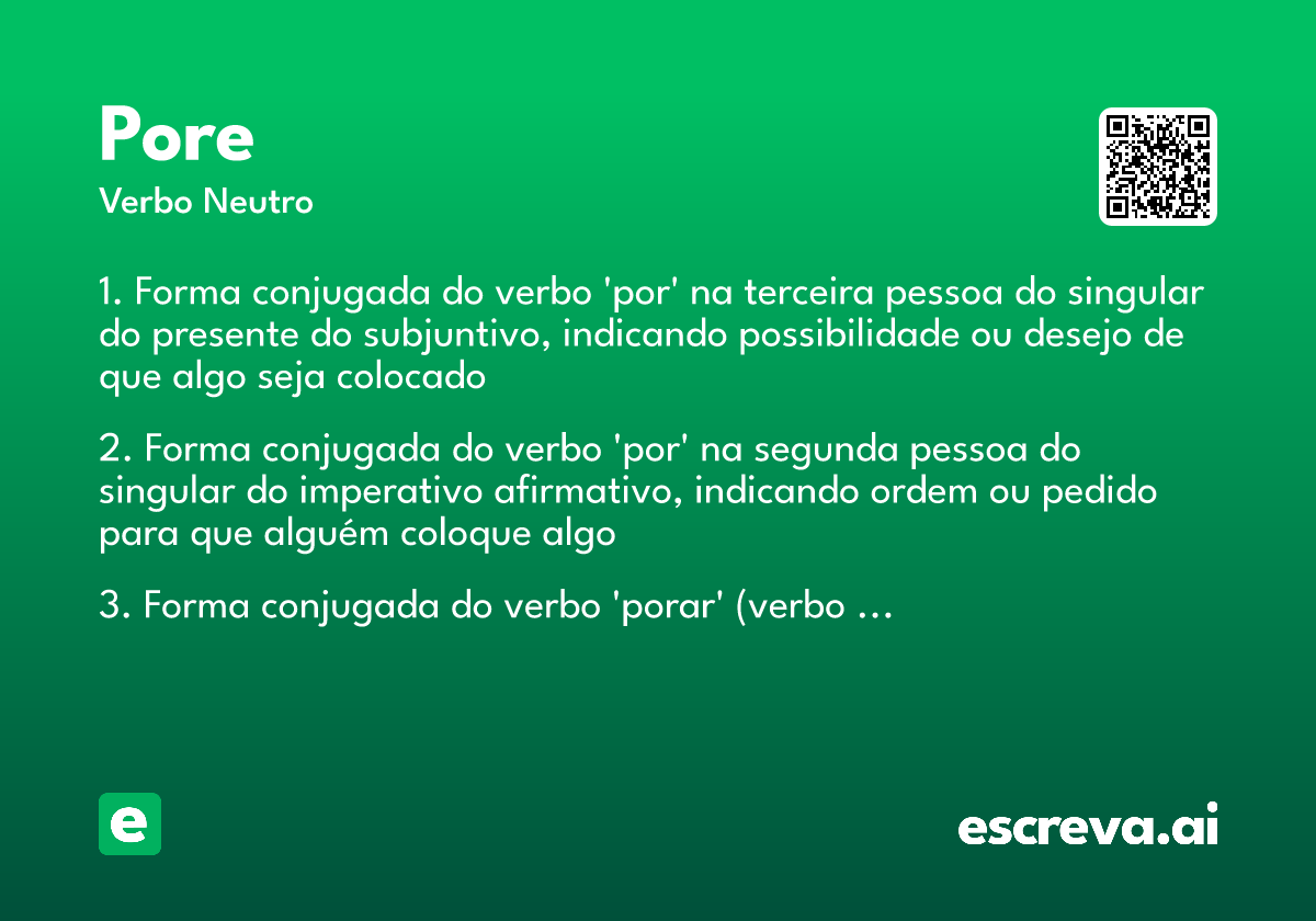 pore