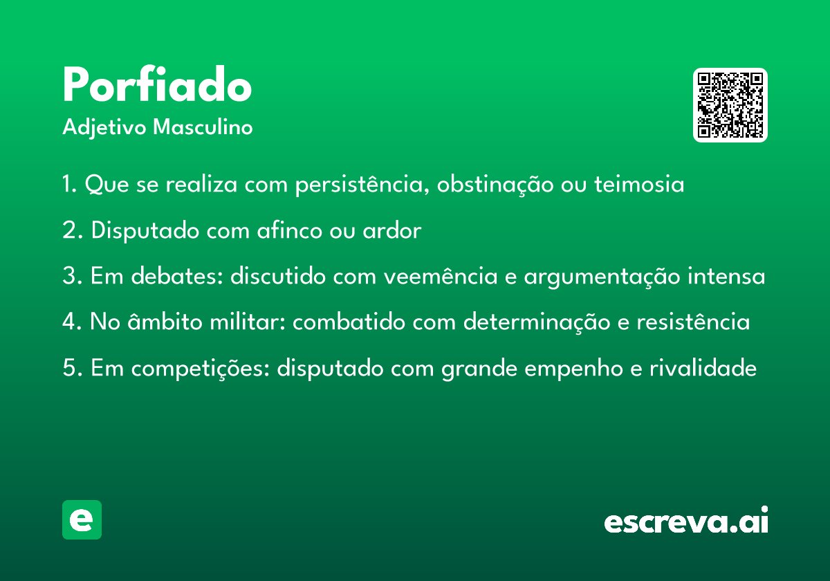 porfiado