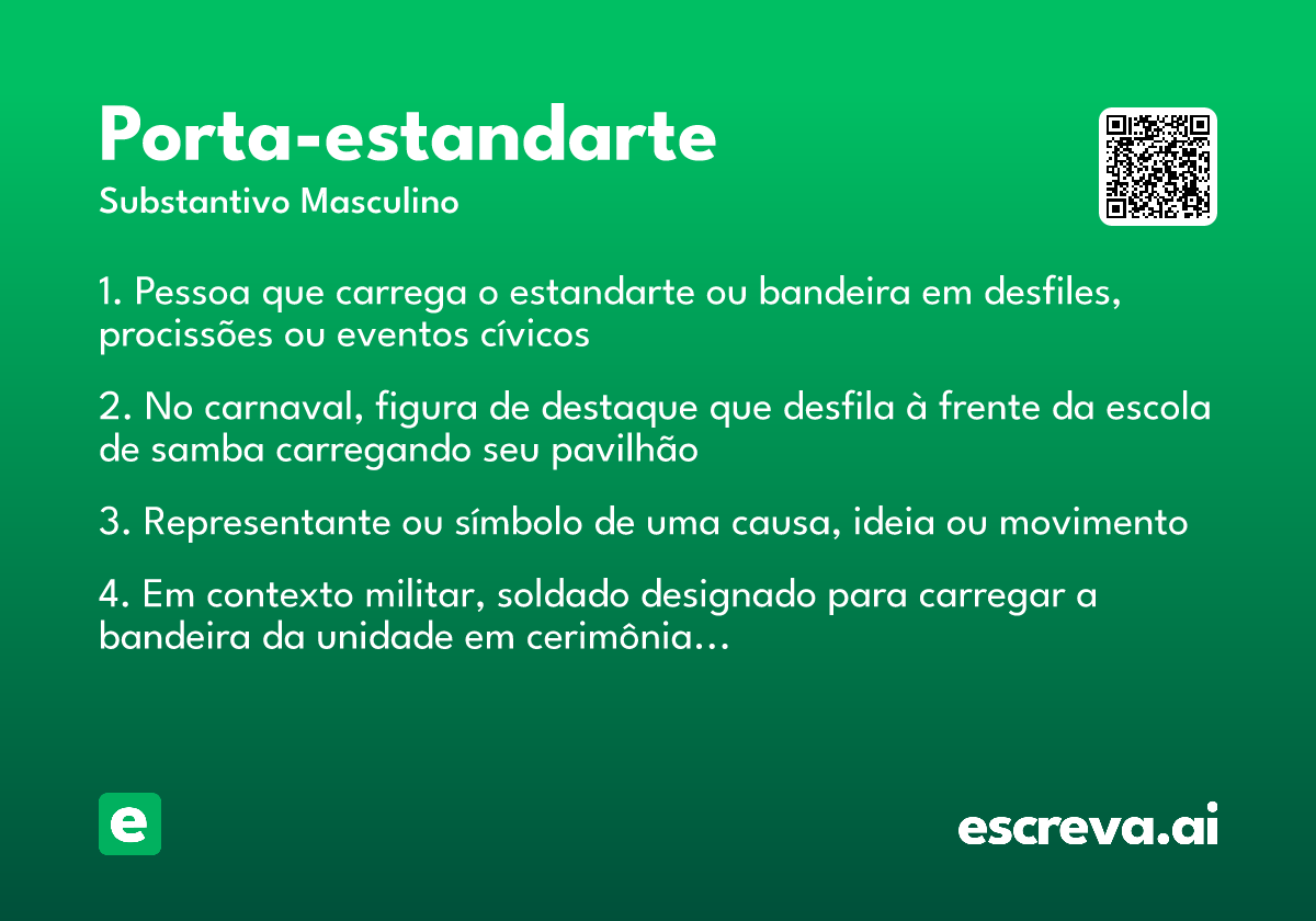 porta-estandarte