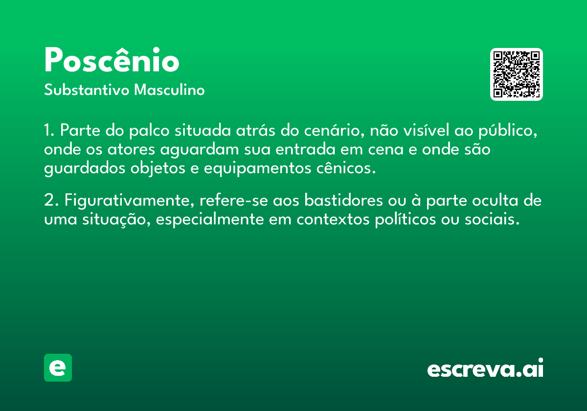 poscênio