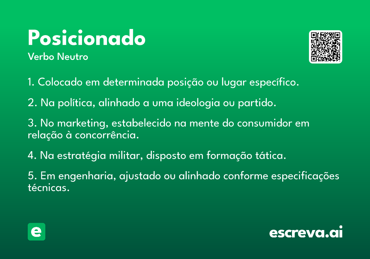 posicionado