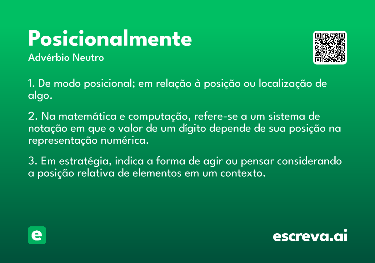 posicionalmente