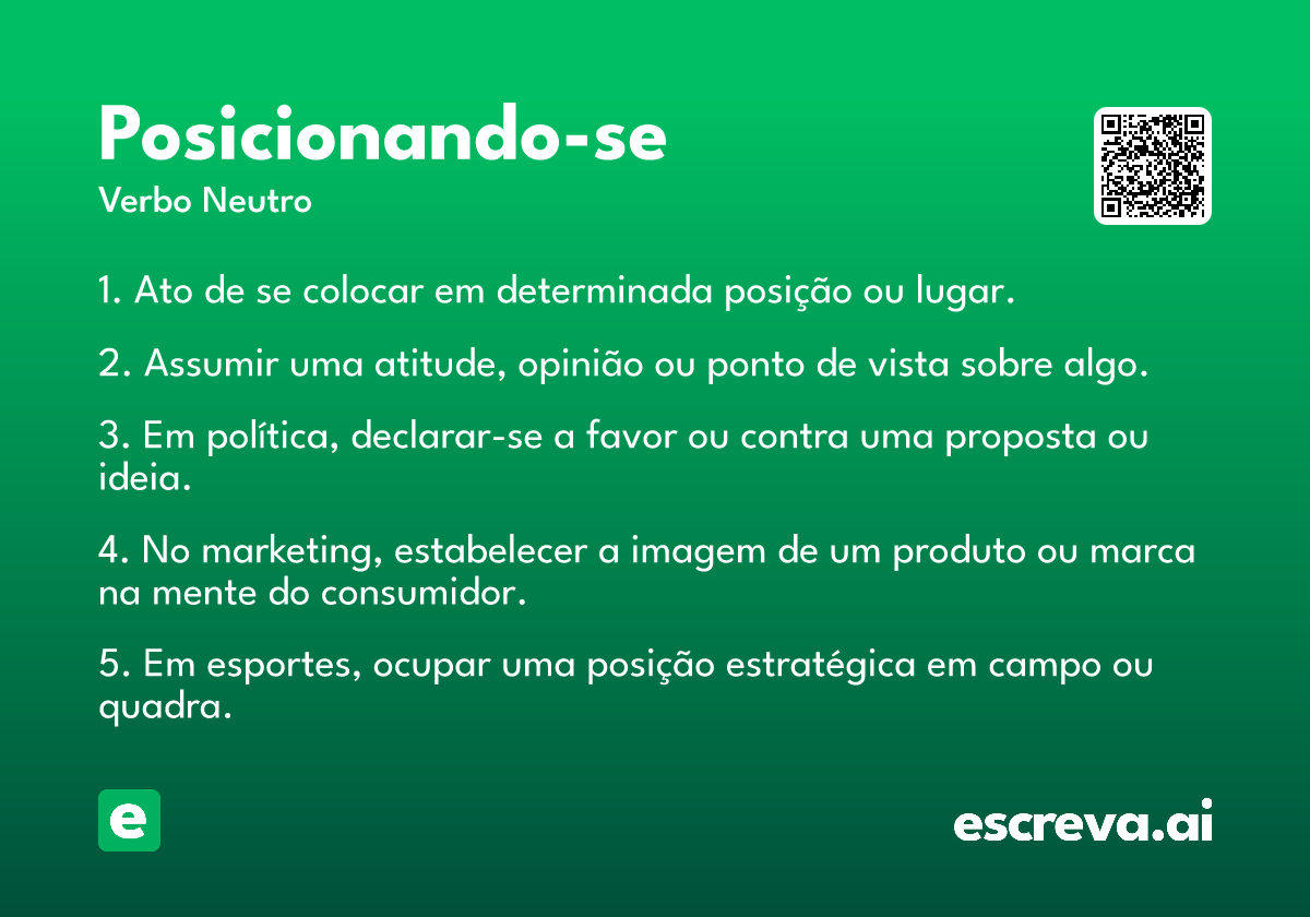 posicionando-se