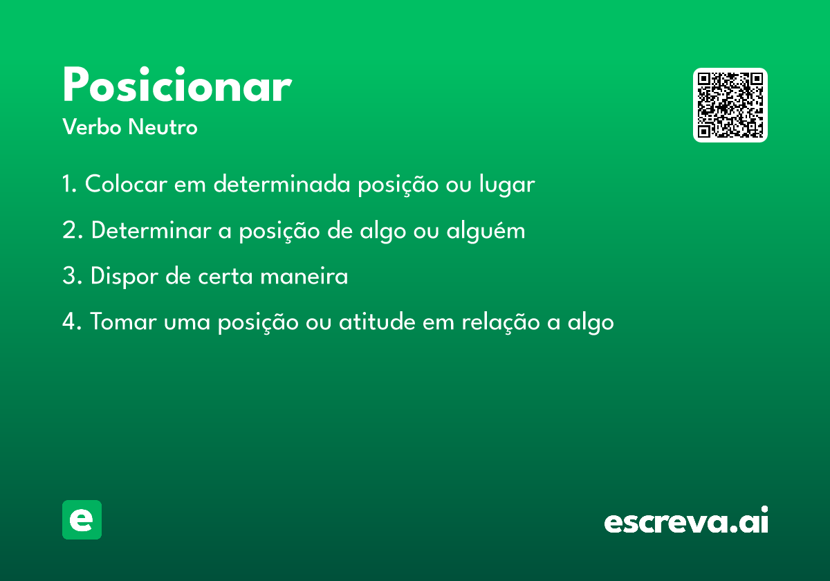 posicionar