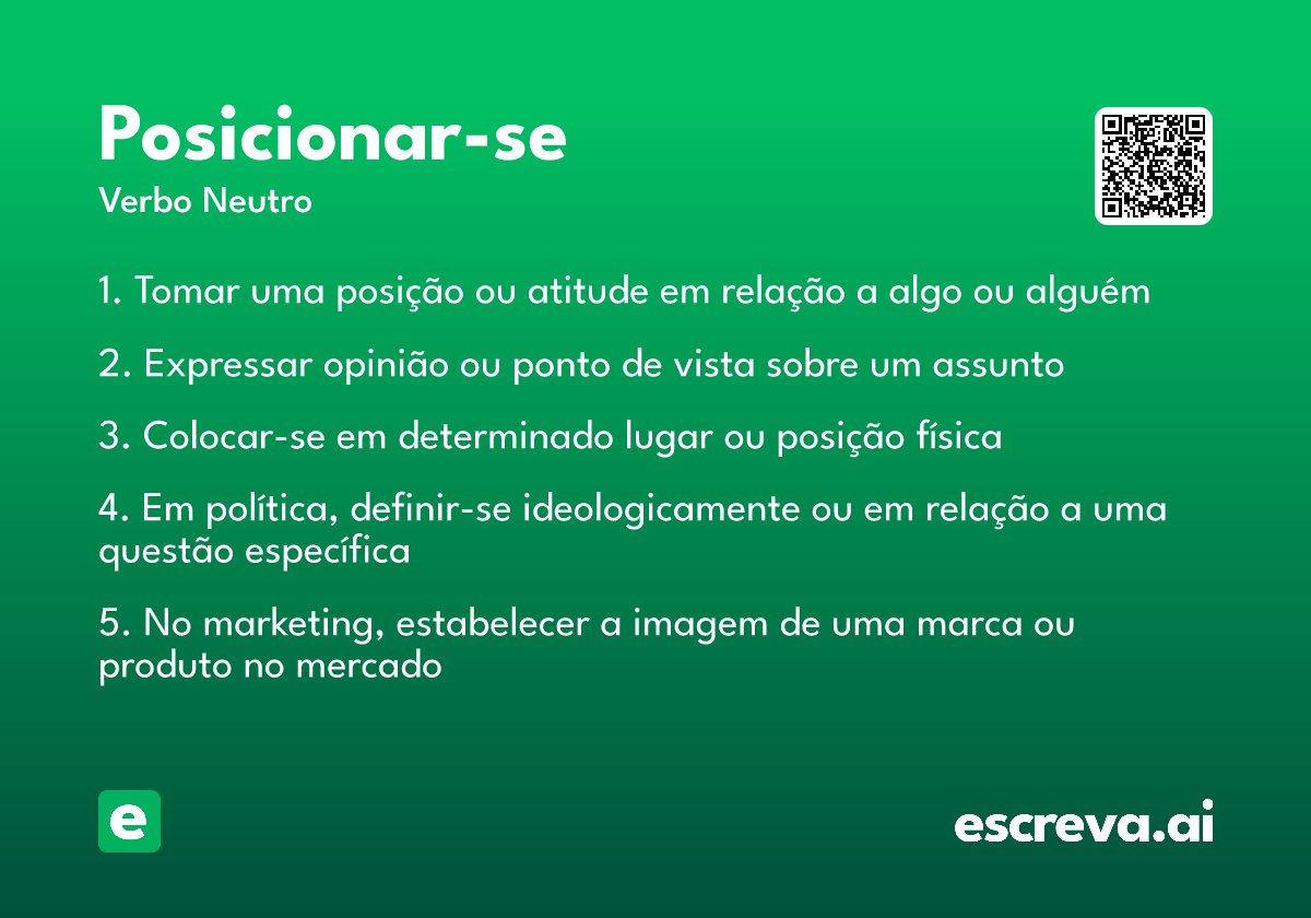 posicionar-se