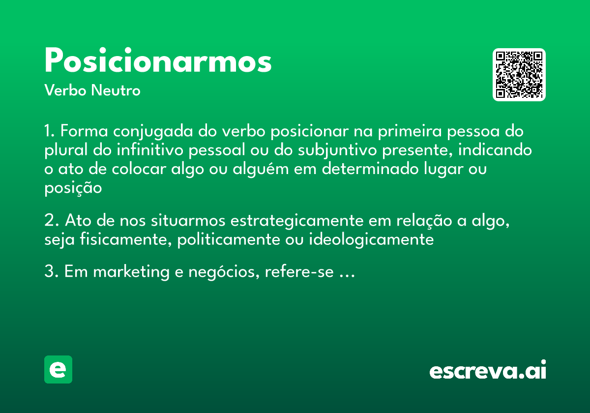 posicionarmos
