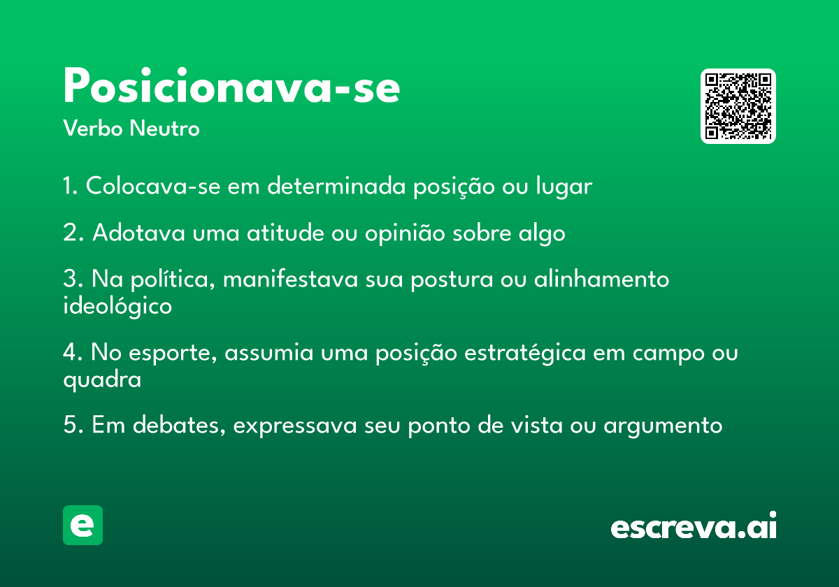 posicionava-se
