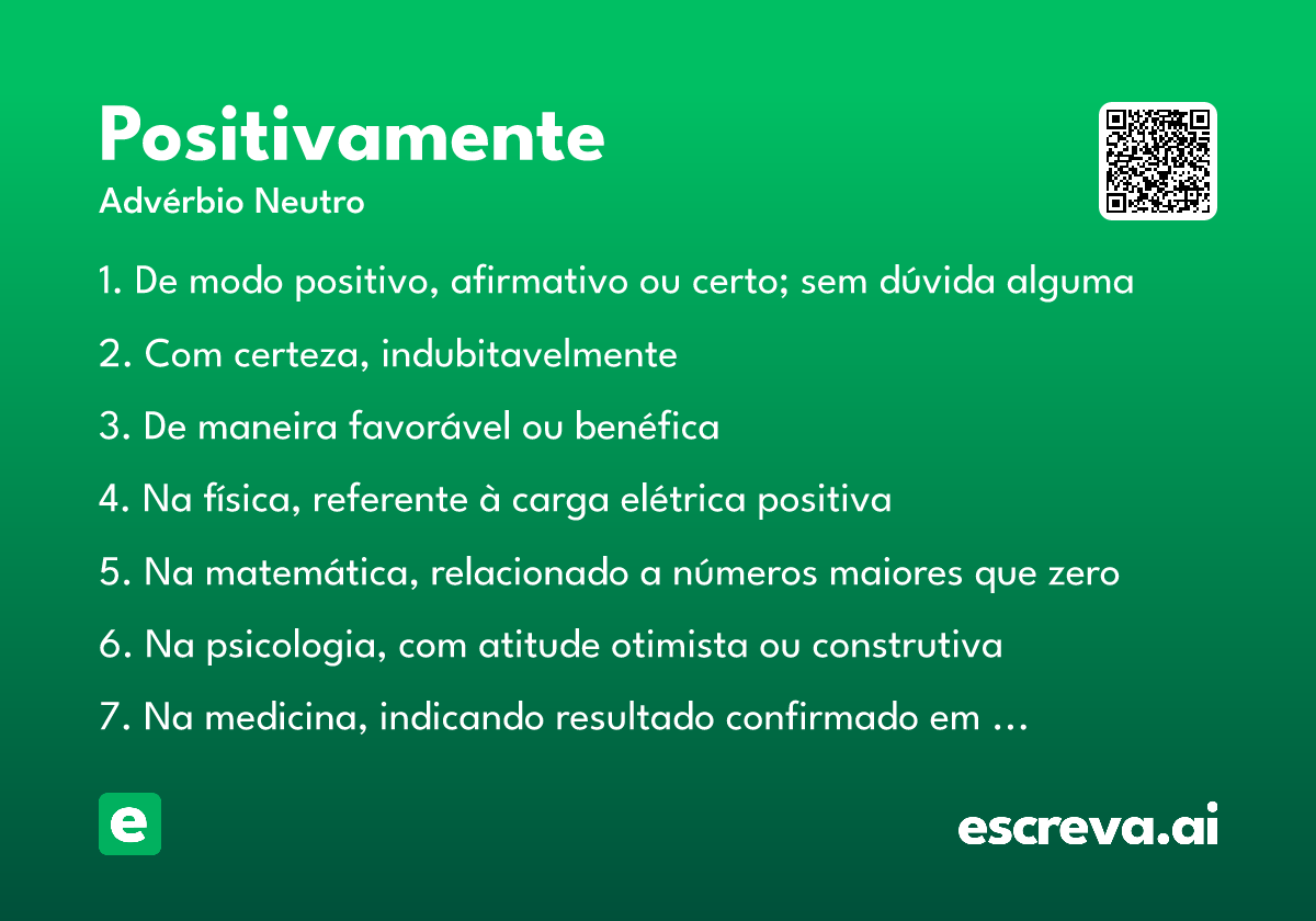 positivamente
