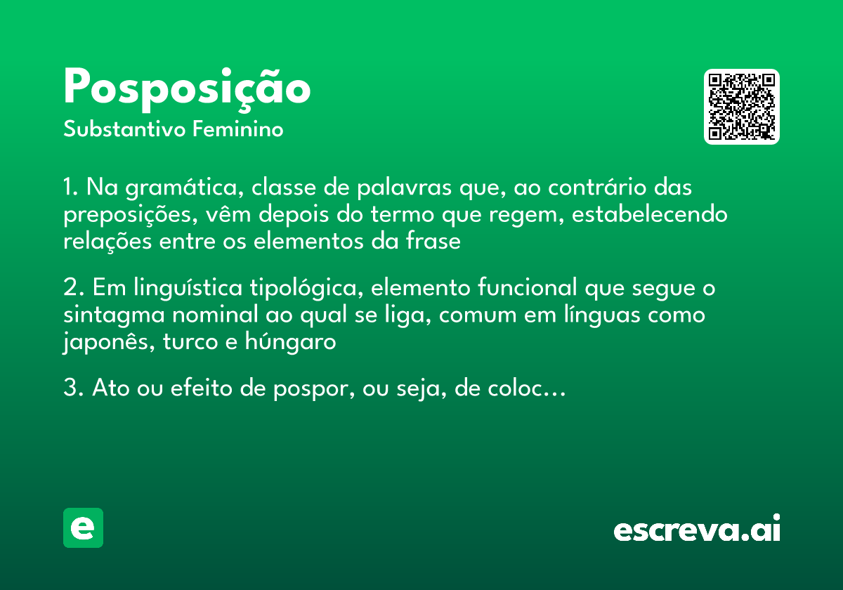 posposição