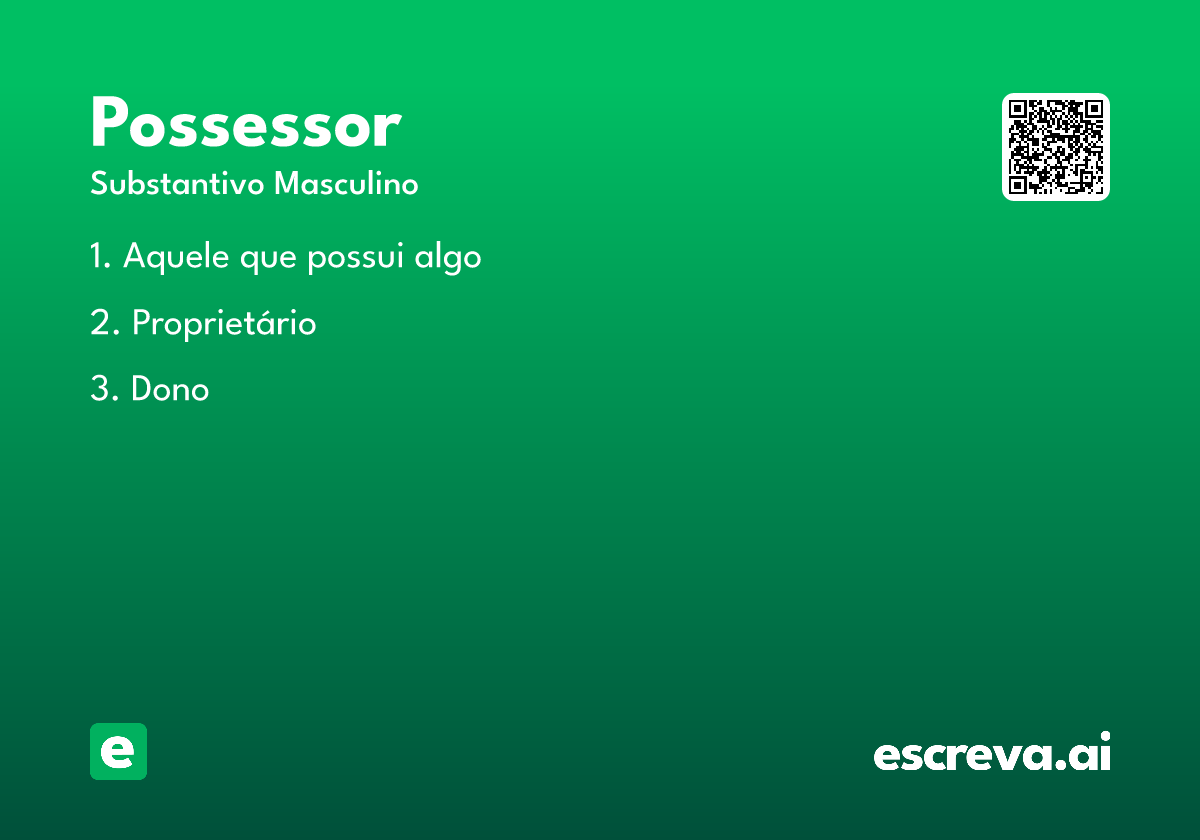 possessor