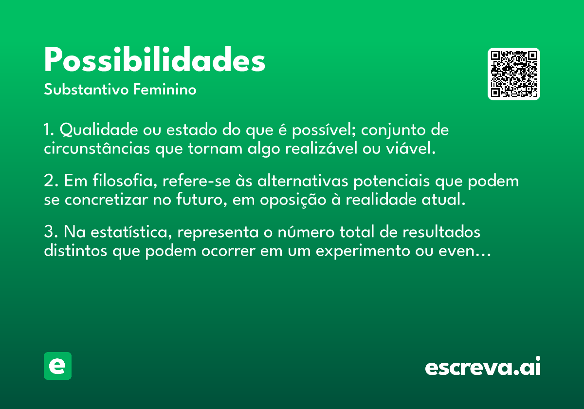 possibilidades