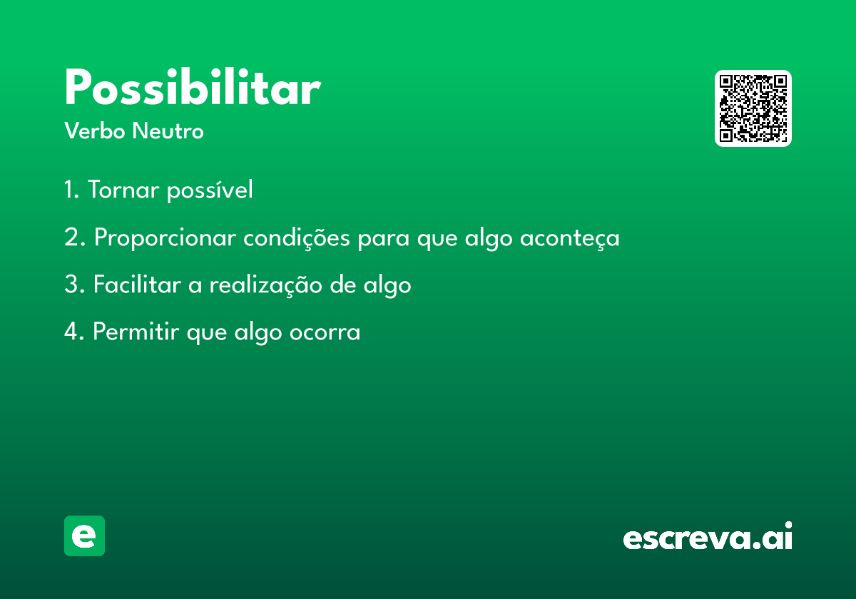 possibilitar