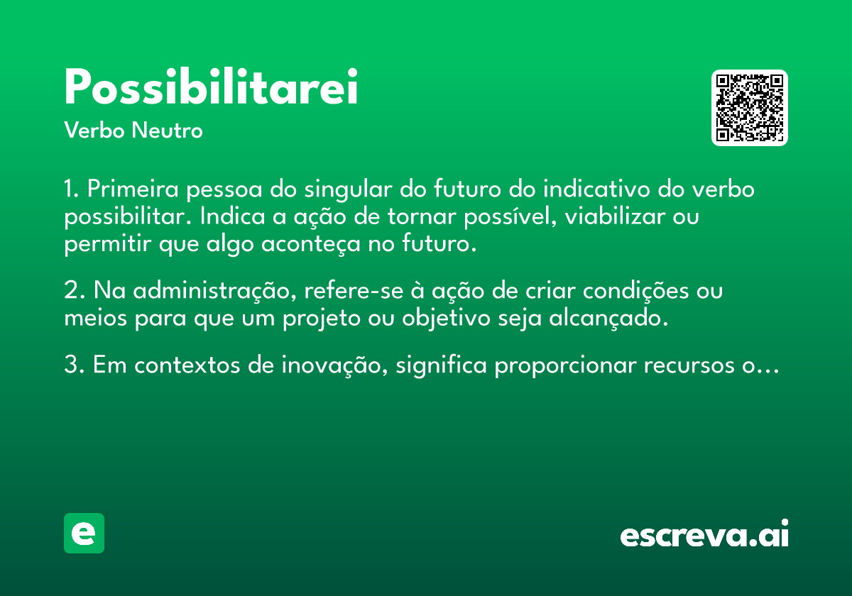 possibilitarei