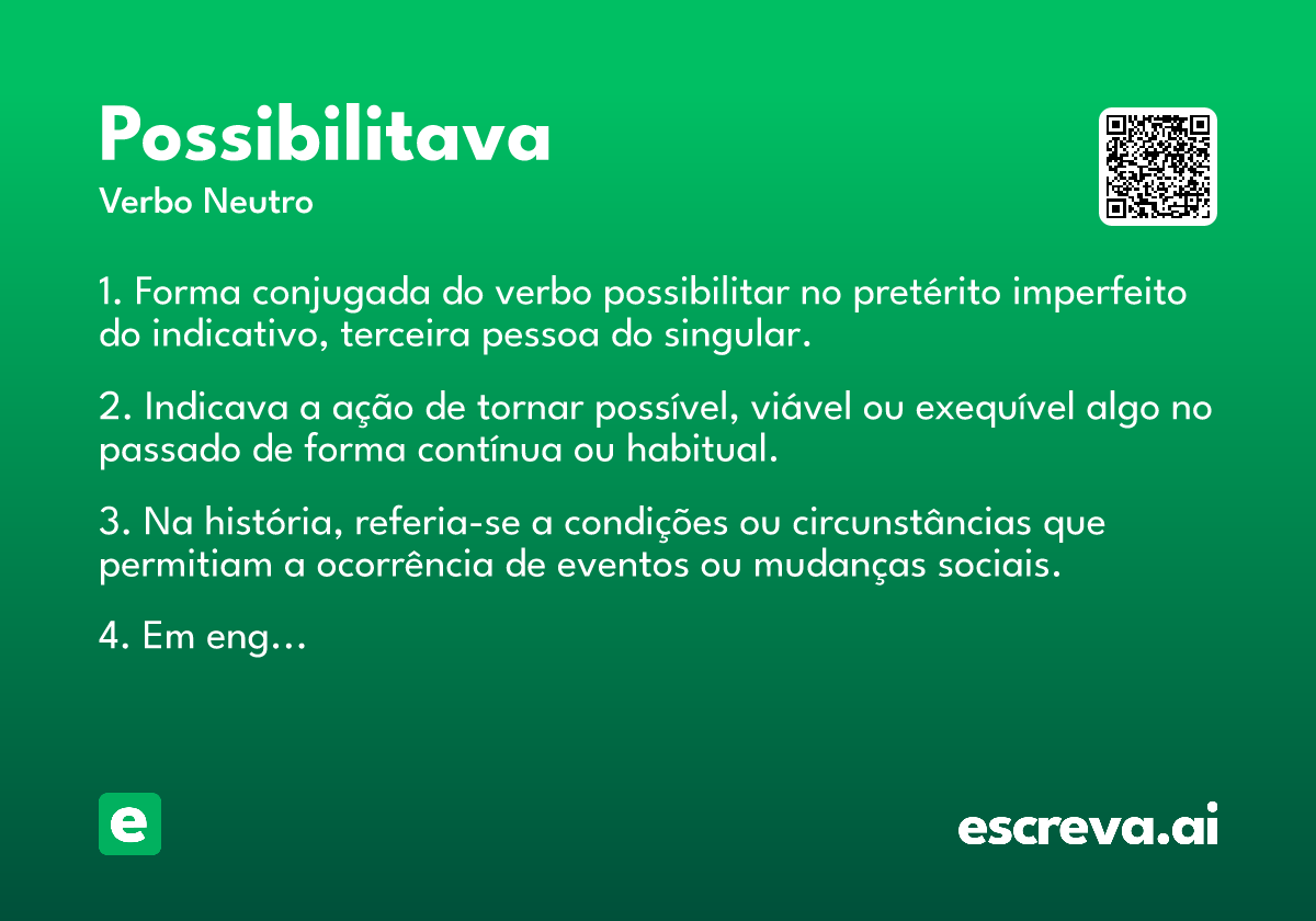 possibilitava
