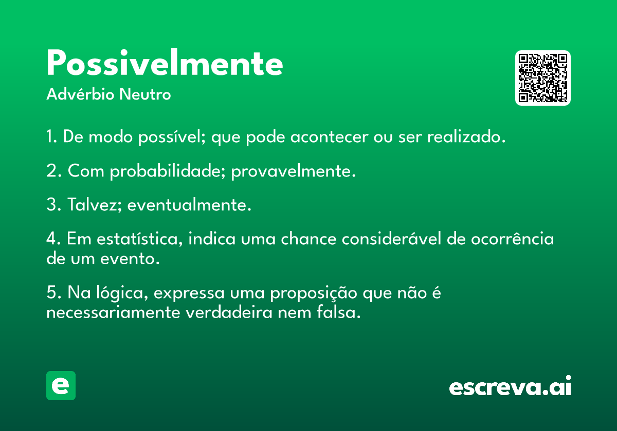 possivelmente