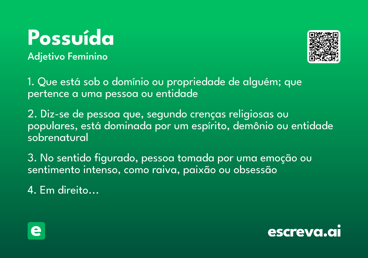 possuída