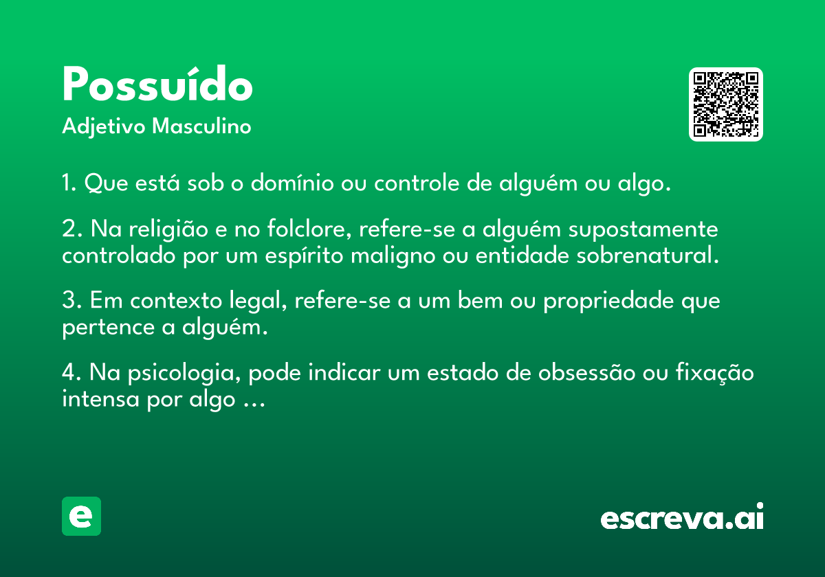 possuído