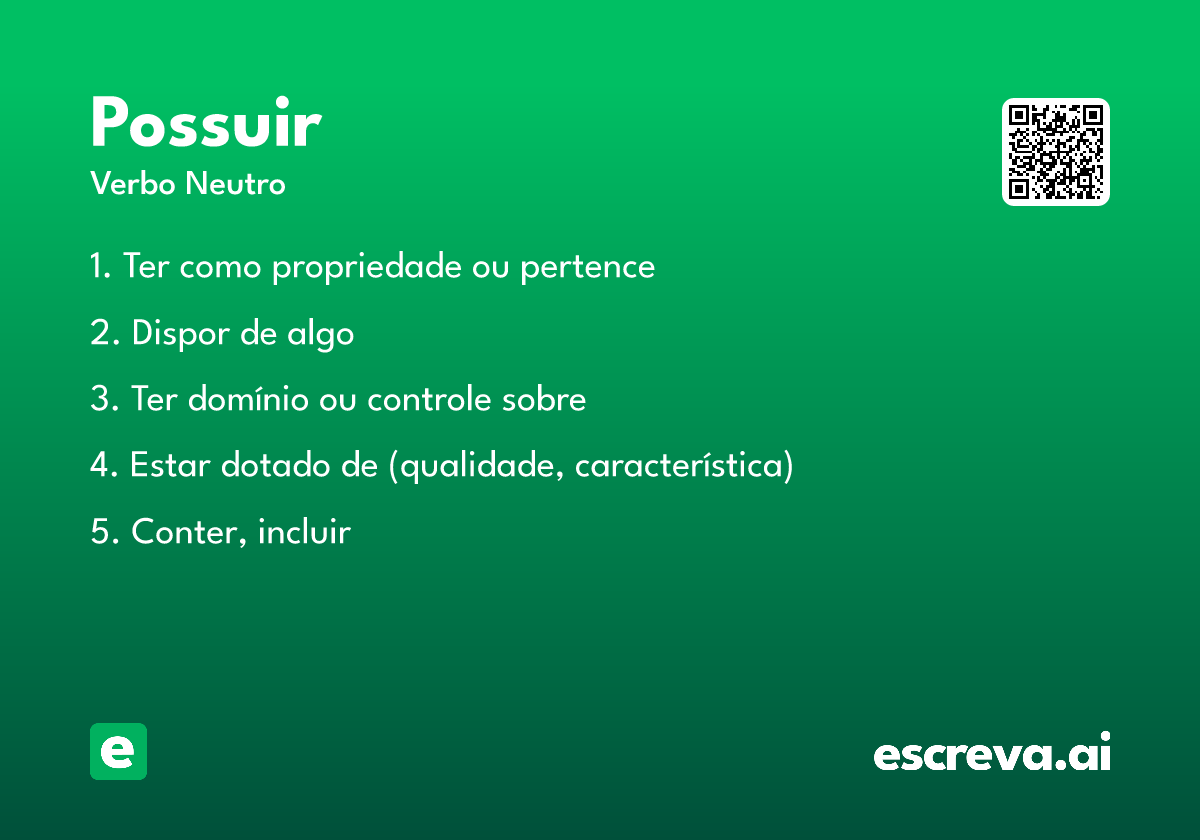 possuir