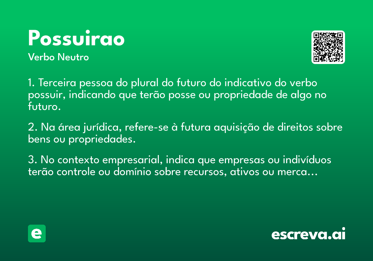 possuirao