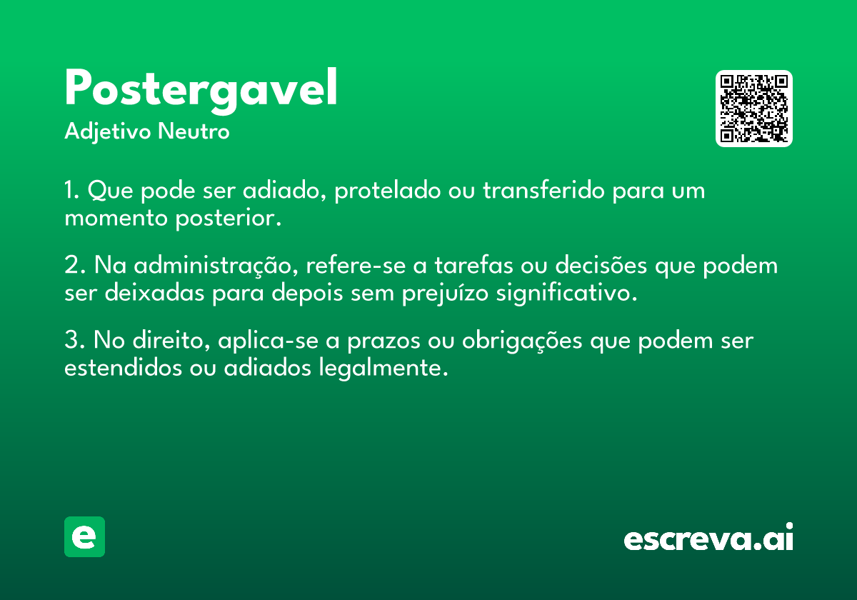 postergavel