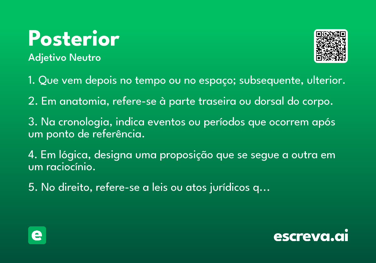 posterior