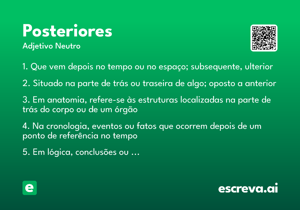 posteriores